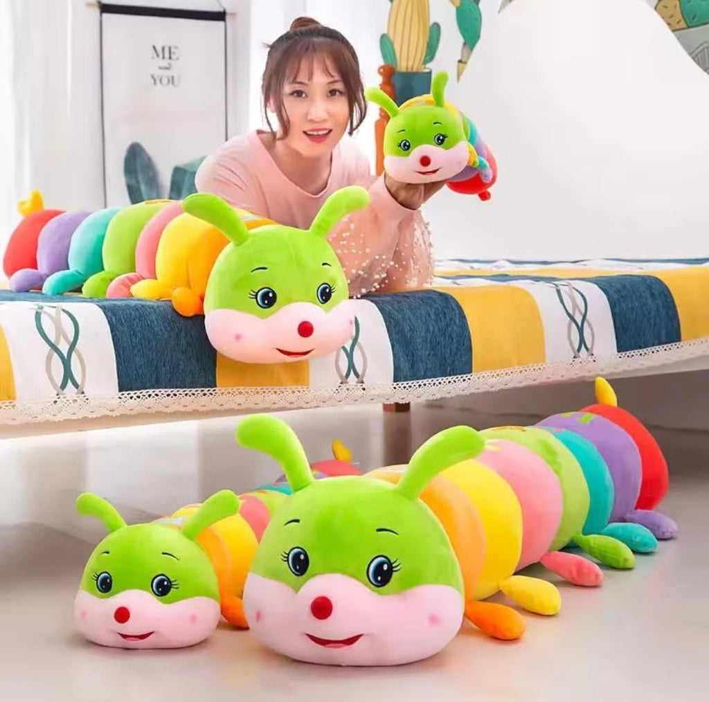 Rainbow Caterpillar Plush • Ultra-Soft Stuffed Toy