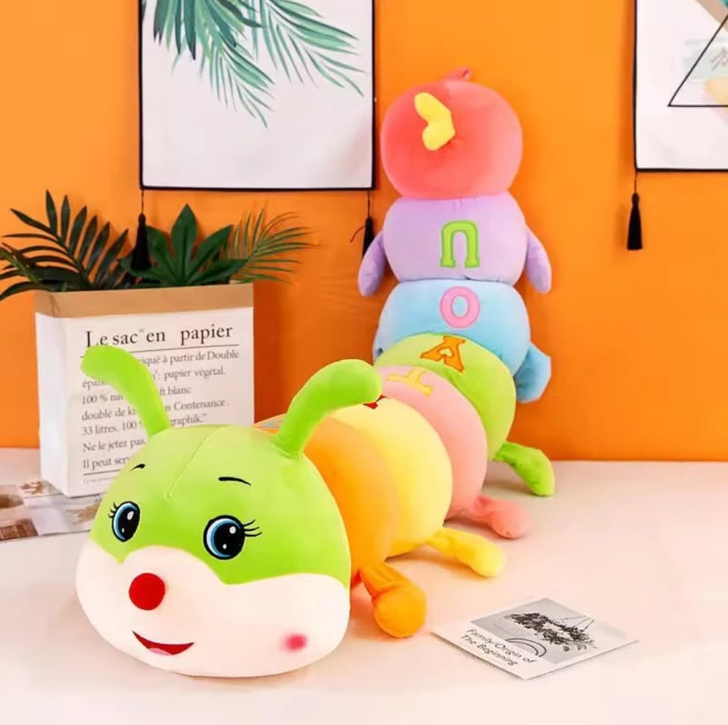 Rainbow Caterpillar Plush • Ultra-Soft Stuffed Toy